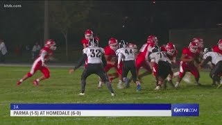 Class 3A Varsity Football Highlights Parma Panthers vs Homedale Trojans [upl. by Westhead910]