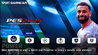 PES 2025 PPSSPP eFootball PES 2025 PPSSPP [upl. by Enelyaj]