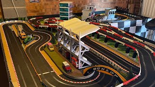 My Scalextric Slot Car 132 Layout ScalextricInMyGarage1 [upl. by Aisila108]