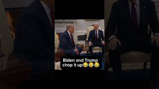 Historic Meeting Trump and Biden Pledge Peaceful Transition of Power [upl. by Melloney]