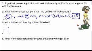 Regents Physics Angled Projectile Practice [upl. by Danuloff587]