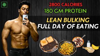 Best BULKING HIGH PROTEIN Diet for Students  My Full Day of Eating 180 GM Protein [upl. by Yesac]