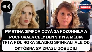 Martina Šimkovičová SA ROZOHNILA a ZOTRELA Denník N a liberálne média [upl. by Muhan832]