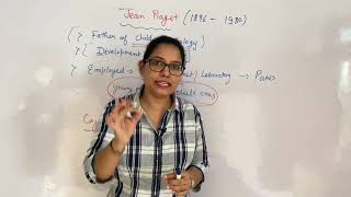 CDP56 Jean Piaget’s Cognitive Development Theory  CTET 2021  By Priyanka Gaur [upl. by Binni919]