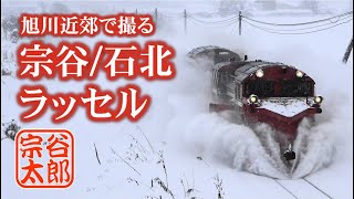 【DE15･キヤ291】旭川近郊で撮る・宗谷ラッセル／石北ラッセル（2023年12月） [upl. by Airotal114]