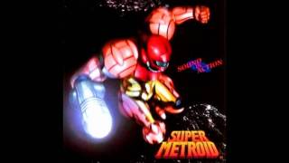 Super Metroid  Sound In Action  18 Crateria The Space Pirates Appear [upl. by Ermentrude]