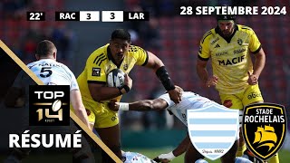 Top14  le résumé de Racing 92 vs Stade Rochelais  Journée 4 Saison 202425 [upl. by Richmal]