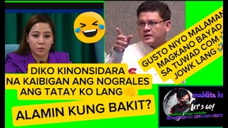 CONG POLONG DUTERTE DIKO KINONSIDERA NA KAIBIGAN ANG NOGRALES tatay ko langBUDGET NG HUWAD COM😱 [upl. by Templa]