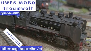 H0 Modelleisenbahn Alterung Nebenbahnzug Teil 1 Alterung BR 24 [upl. by Renraw]