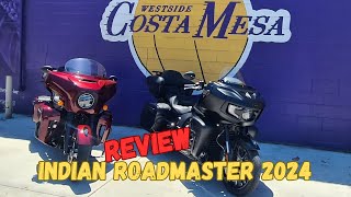 REVIEW INDIAN ROADMASTER 2024  ROUTE 66 ROAD TRIP [upl. by Madea]