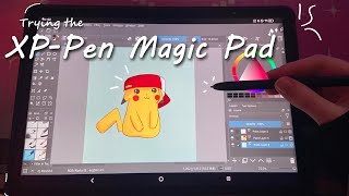 Trying the XPPen Magic Pad  Is it Worth it [upl. by Krein390]