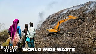 How People Live On A Flaming Garbage Dump  World Wide Waste  Business Insider [upl. by Iv]