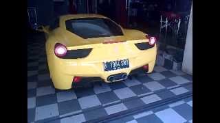 【innotech】 iPE x Ferrari 458 Italia 可変バルブ マフラー 【イノテック】 [upl. by Saphra]