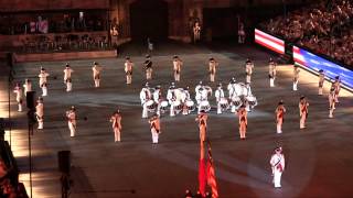 2012 Basel Tattoo 05 Middlesex County Volunteers 18 July [upl. by Rabi]