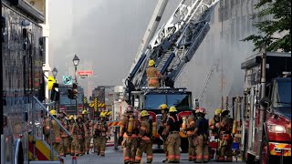 Fatal fire in Old Montreal is of suspicious origin [upl. by Anileve452]