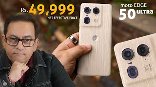 moto Edge 50 Ultra unboxing  Wood Finish Smartphone [upl. by Bibbye]