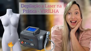 Depilação a Laser na Virilha [upl. by Nancee]