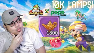 10K LAMPS SMALL SESSION BIG UPGRADES Maple Rush Legend of Mushroom [upl. by Fedora]