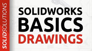 SOLIDWORKS Drawings Basics  SOLIDWORKS Tutorial for Beginners [upl. by Hola]