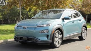 2019 Hyundai Kona Electric Crossover First Drive Video Review [upl. by Golding]