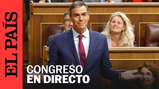 DIRECTO  Pleno del Congreso de los Diputados  EL PAÍS [upl. by Yblok581]