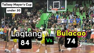 Lagtang 84 vs Bulacao 74  Talisay Mayors Cup under30 [upl. by Googins]