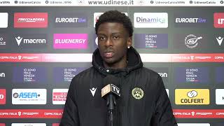 UDINESE  CAGLIARI 12 COPPA ITALIA I Intervista post partita GUESSAND I 01 NOVEMBRE 2023 [upl. by Lala11]