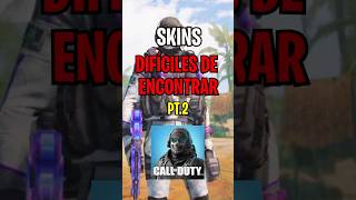 SKINS DIFÍCILES DE ENCONTRAR EN COD MOBILE pt2 [upl. by Harmony]