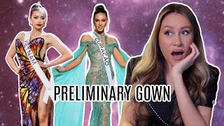 MISS UNIVERSE 2022 Preliminary Gown Recap [upl. by Samid]