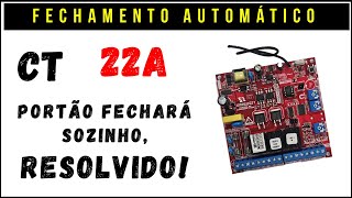 Como Ativar Fechamento Automático na Central de Comanto CT 22A da Omegasat [upl. by Raouf867]