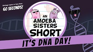 DNA Day 🧬  Amoeba Sisters Shorts DNADay [upl. by Newby]