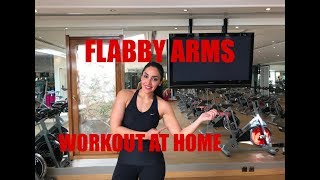 Flabby arms workout at home upper body تمارين شد و تنسيق الجزء العلوي الزنود تتسوى في البيت [upl. by Ayr]