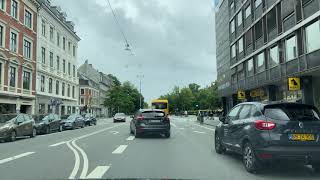 Frederiksberg City Inside Copenhagen City  Dashcame 4K  Driving inside Frederiksberg 4K [upl. by Cleodell]