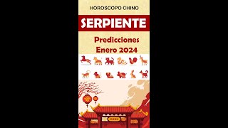 HORÓSCOPO CHINO 2024 SIGNO DE LA SERPIENTE [upl. by Nnylyar859]