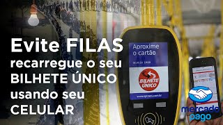 Bilhete Único Evite FILAS para recarregar o seu BILHETE ÚNICO use o CELULAR  Utilidade Pública [upl. by Alilak]