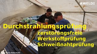 Röntgenprüfung Schweißnahtprüfung Zerstörungsfreie Werkstoffprüfung ZFP Schweißnahtprüfungen YouTube [upl. by Whelan388]