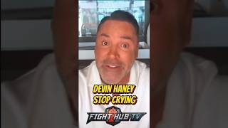 De La Hoya GOES IN on Devin amp Bill Haney for WEAK performance vs Ryan Garcia [upl. by Presber]