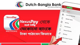 How to found transfer money from nexuspay to other bank account Dutch Bangla bank to NPSB [upl. by Akeyla]