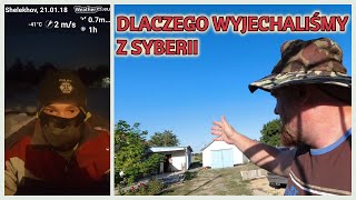 DLACZEGO WYJECHALIŚMY Z SYBERII  U Polaka na Krymie dzień kolejny [upl. by Dudden]