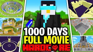 I Survived 1000 Days in Minecraft Hardcore FULL MOVIE [upl. by Sirromed]