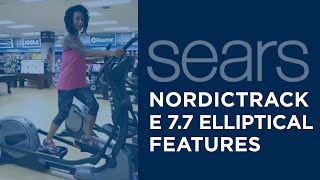 NordicTrack E 77 Elliptical Feature  SpaceSaver® Design [upl. by Elvin]