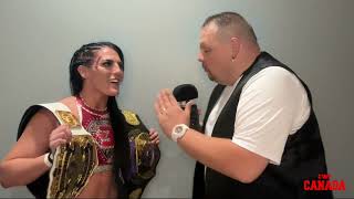 Tessa Blanchard Post interview Wrestlelusion 12 [upl. by Amelus]