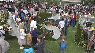 Day of Bulgarian Alphabet Bulgarian Enlightenment and Culture 24 May 2024 Celebrations in Sofia BG [upl. by Ilanos]