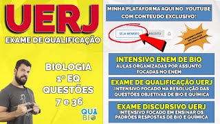 UERJ 2024  1o EQ  Questões 7 e 36  A estrutura celular onde ocorre a decomposição da substância [upl. by Disraeli393]