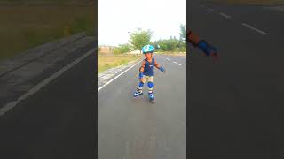 skating shortsfeed shortsviral shorts short shortvideo subscribe baby rollerskating [upl. by Lombardi64]