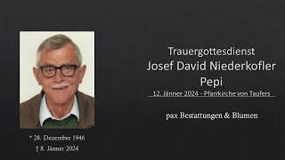 Trauergottesdienst Josef David Niederkofler [upl. by Ennaillek]