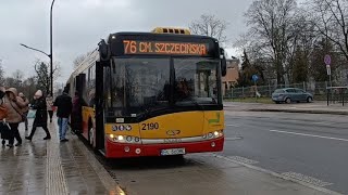 MPKŁódź Solaris Urbino 18 III EEV E5 76➡️CM Szczecińska Goście w Opisie [upl. by Olleina]