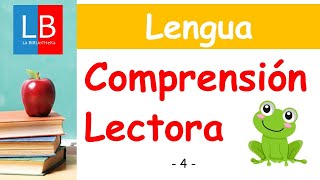 COMPRENSIÓN LECTORA para niños 4 ✔👩‍🏫 PRIMARIA [upl. by Kieffer488]