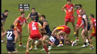 2011 R2 Gold Coast v Carlton [upl. by Harbert]