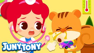 Playing Hospital 🩹 Hospital Play  Occupation amp Job Songs  Playtime Songs for Kids  JunyTony [upl. by Neddra320]